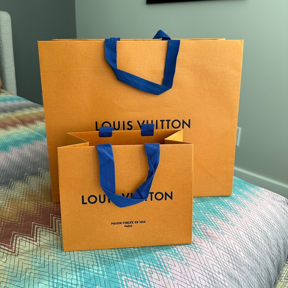 2 Brand New Authentic Louis Vuitton Shopping Bags 🛍️